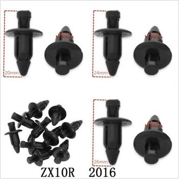 Kawasaki ZX10R Plastic Expansion Bolt Kit
