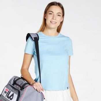 Maglietta Basic Celeste Donna Taglia XL