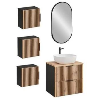 Ensemble meuble vasque à poser 60 cm