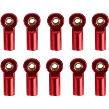 10Pcs M3 Red Ball Joint Link Rod Ends for 1/10 Scale RC