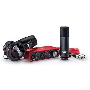 Focusrite Scarlett 2i2 Studio 3rd Gen USB Interface with Mic and Software Suite