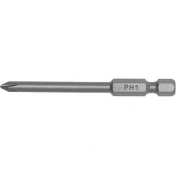 Teng Tools PH1 x 70mm Cross Type Screwdriver Bit Set, 2-piece set with 1/4 hex drive shank