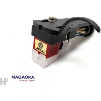 Nagaoka MM Phono und Tonnadel in MP‑100H Tonabnehmerhalter