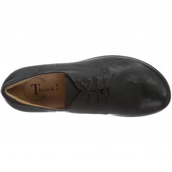 Think KONG Herren Derby Schnürhalbschuhe, Schwarz, 46 EU