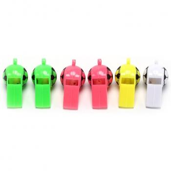 6pcs Plastic Whistles for Sports