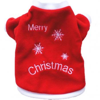 Hond Winter Kerst Print Pluche Lange Mouw Sweater