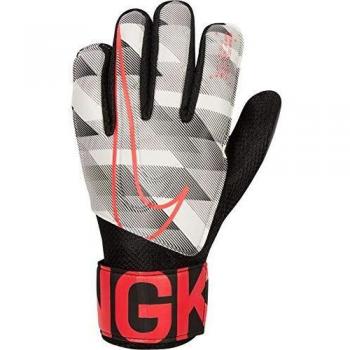 Nike Nk Gk Match Jr-GFX Torwart Handschuh, Kinder S Weiß/Schwarz/rot