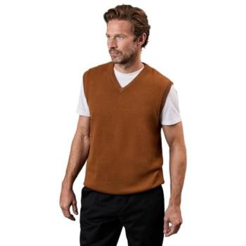 Debenhams Men’s 2XL Pure Cotton Knit Top – Tobacco