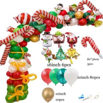 102pcs Xmas Balloon Set