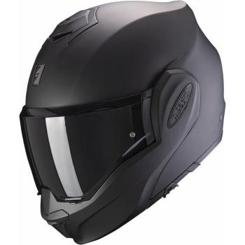 Scorpion EXO-Tech Evo Solid, Modularhelm Matt-Schwarz XXL male