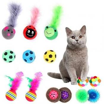 Jouets pour Chat d'intérieur 14 pièces joyoldelf