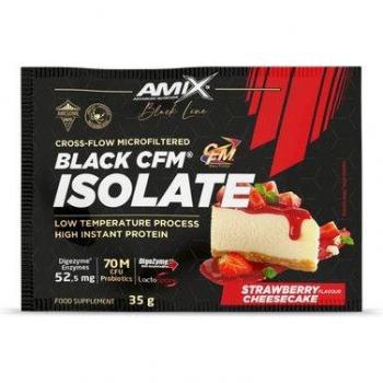 Amix Black Isolate Fresa Tarta de Queso 35g