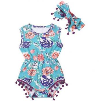 Baby Summer Floral Outfit