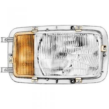 HELLA 1EH 002 658‑031 Halogen Headlight for RHT Vehicles – Left Front