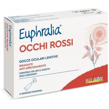Gocce oculari lenitive Euphralia Occhi Rossi 15 flaconcini monodose 0,5 ml