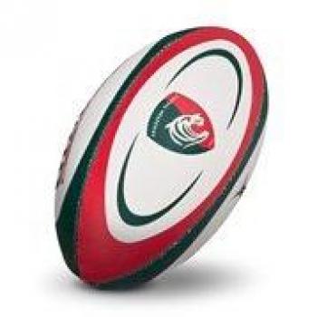 Mid-size Gilbert Leicester Tigers Rugby Replica Ball
