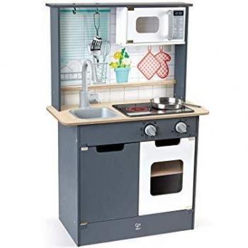 Cocina Infantil Hape, Juguete de Madera, Incluye Accesorios, a Partir de 3 años