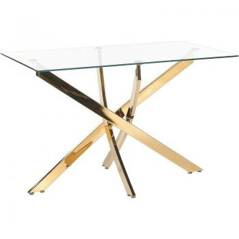 Plateau d’or MARAMO – Table repas 120 × 70 cm