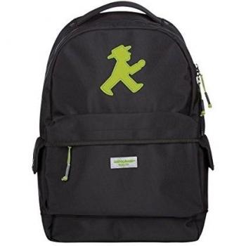 AMPELMANN Rucksack Schwarz/grün mit Ampelmann