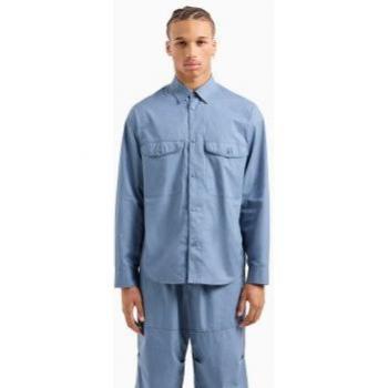 Camicia A Maniche Lunghe Uomo Armani Exchange Flint Stone M