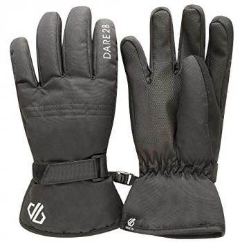 Dare 2b Kids Water Repellent Zippy Ski Gloves Black, Size: 13 Years