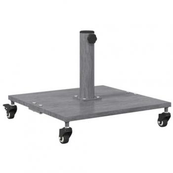 Piattaforma Ombrello Esterno Legno Scuro 45x45x31,5 cm