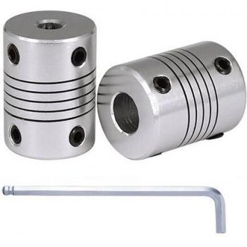 2PCS D16L23 Coupler for Driving and Driven Shafts