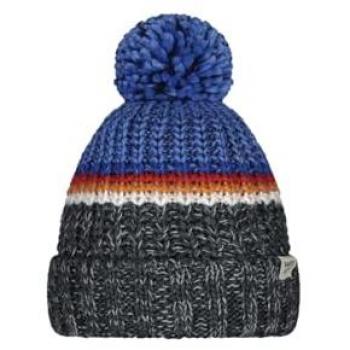 Bärts Kindermützeln mit Reggae‑Motiv – Blau, 53 cm