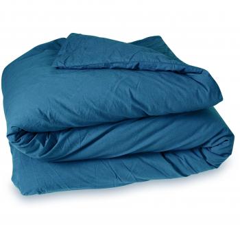 Housse de couette Palace, Coton, 260 x 240 cm, Bleu marine