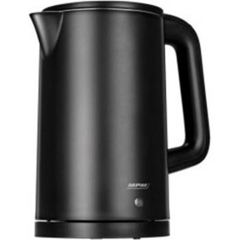 MPM Bollitore Elettrico Senza Fili MCZ-105/C, Nero, 1.7 L