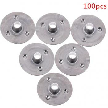 100pcs Waxed Candle Wick Metal Sustainers 12.5mm x 2.5mm
