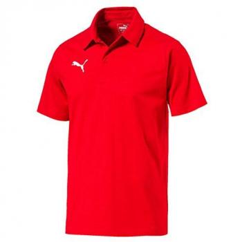 Puma Männer Liga Casuals Polo-T-Shirt Grau-Black Mix, XL