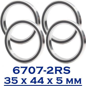61707RS 6707 Ball Bearings – 35×44×5 mm Slim Thin Section (4 pcs)