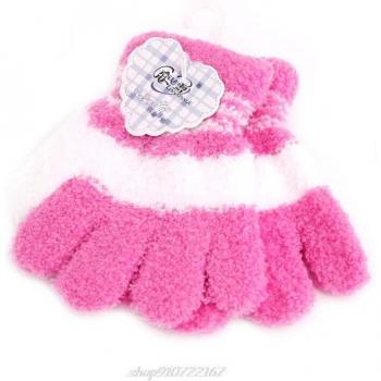 Panda Rainbow Soft Grip Baby Gloves