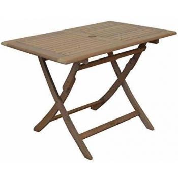 Table Pliable Proloisirs Acacia 110 x 70 cm