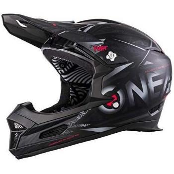 Oneal Fury Synthy Downhill Helm | Schwarz Grau | XS | Erwachsene