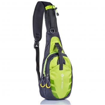 LC Prime Shoulder Backpack (Chest‑Style, Green)