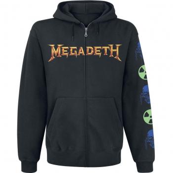 Megadeth „Rust in Peace“ Herrenkapuze – Schwarz, Größen S bis XXL