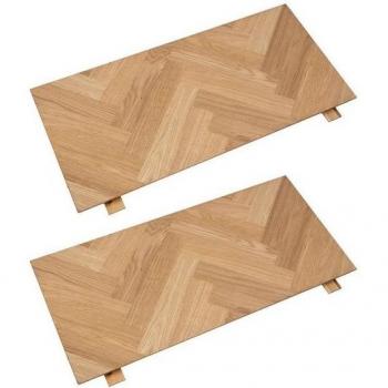 HELLIN Brips Tischplatten Erweiterung 2 Stück 95x45 cm