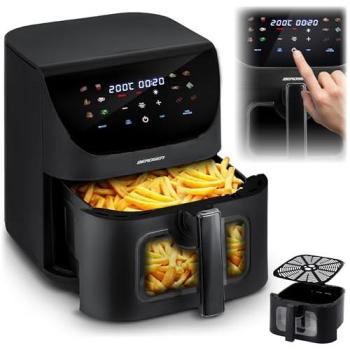 Airfryer Berdsen BD-660 Zwart – 4‑Stuks Gekoektes Gerechten