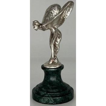 Casa Padrino Exklusive Frau mit Flügeln – 7×8×16 cm, Bronze & Marmorsockel