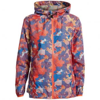 Joma R-City Damen Sweatjacke korallenrot/blau