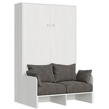 Sofa Lit Kentaro Frêne Blanc avec Mouvement Assisté