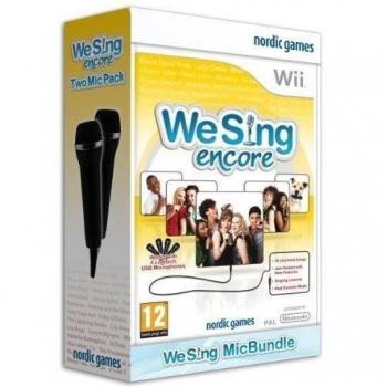 We Sing con 2 Micrófonos, Juego para Wii