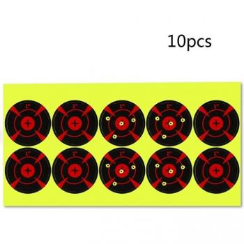 Fluorescent Shooting Target Paper Stickers (100 Pcs)