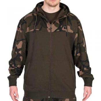 Fox LW Khaki / Camo Hoodie mit Reißverschluss XL