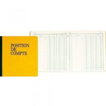 PIQURE POSITION DE COMPTE 21X19CM 80PAGES
