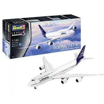 Aeromodello in kit da costruire Revell 03891 Boeing 747-8 Lufthansa New Livery 1:144