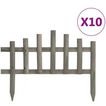 Bordature per Giardino 10 pz in Legno di Abete 4,4 m