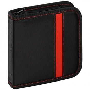 Vivanco CD/DVD Wallet für 24 CDs, Schwarz